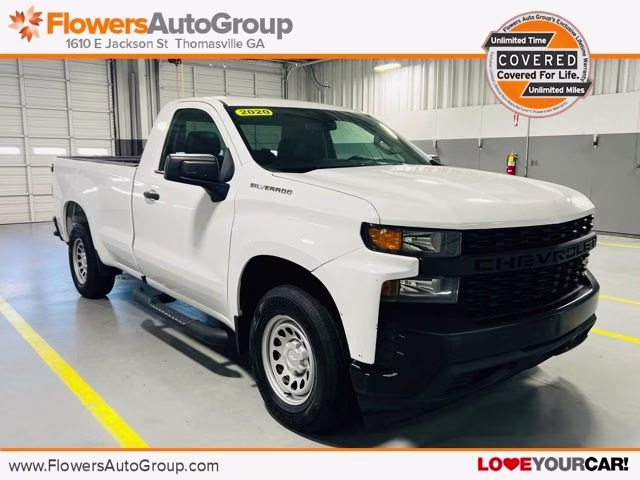 2020 Summit White Chevrolet Silverado 1500 WT Truck