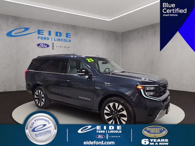 2025 Stone Blue Metallic Ford Expedition Platinum 4X4 SUV
