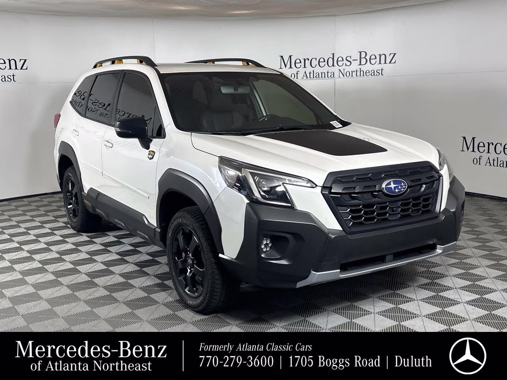 2022 Crystal White Pearl Subaru Forester Wilderness AWD SUV