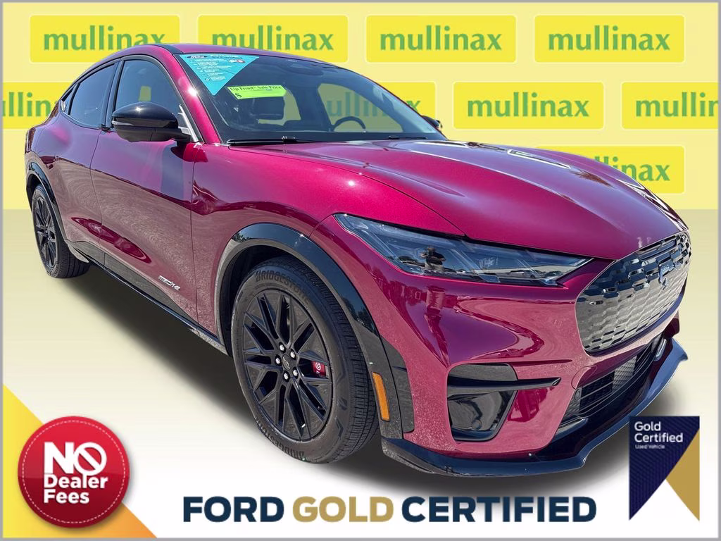 2025 Molten Magenta Metallic Tinted Clearcoat Ford Mustang Mach-E Premium RWD SUV