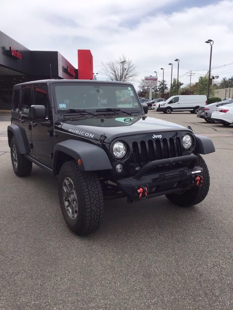 2018 Black Clearcoat Jeep Wrangler JK Unlimited Rubicon 4X4 SUV
