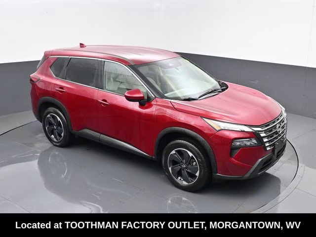 2025 Scarlet Ember Tintcoat Nissan Rogue SV AWD SUV