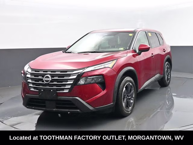 2025 Scarlet Ember Tintcoat Nissan Rogue SV AWD SUV