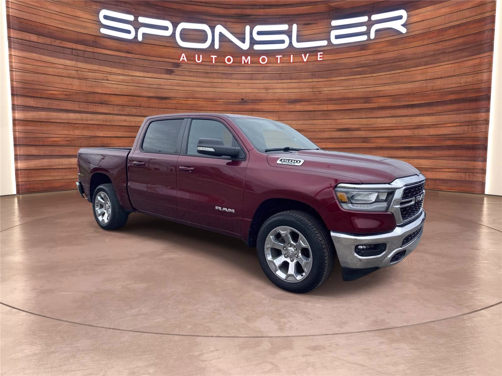 2022 Delmonico Red Pearlcoat Ram 1500 Big Horn 4X4 Truck
