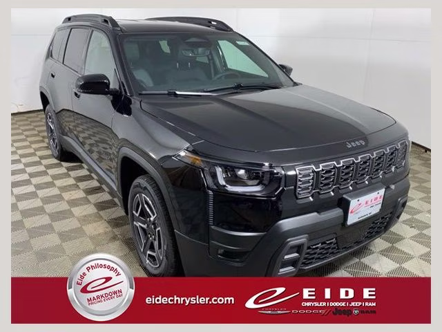 2026 Diamond Black Crystal Pearlcoat Jeep Cherokee Limited 4X4 SUV