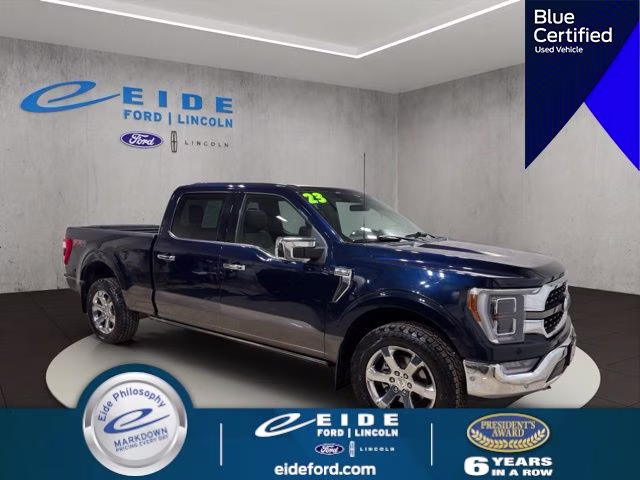2023 Antimatter Blue Metallic Ford F-150 King Ranch 4X4 Truck