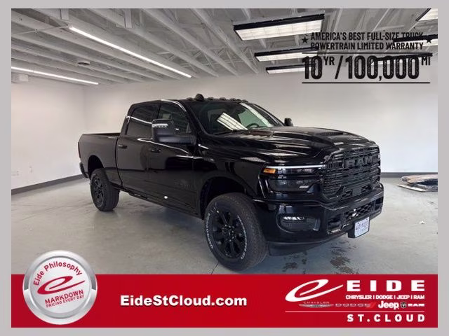 2026 Diamond Black Crystal Pearlcoat Ram 2500 Laramie Night Edition 4X4 Truck