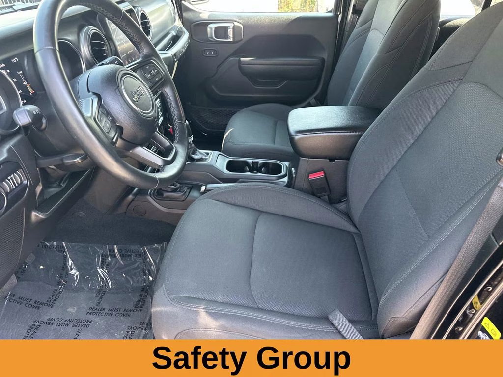 2022 Black Clearcoat Jeep Wrangler Unlimited Sport S W/ SKY ONE TOUCH 4X4 SUV