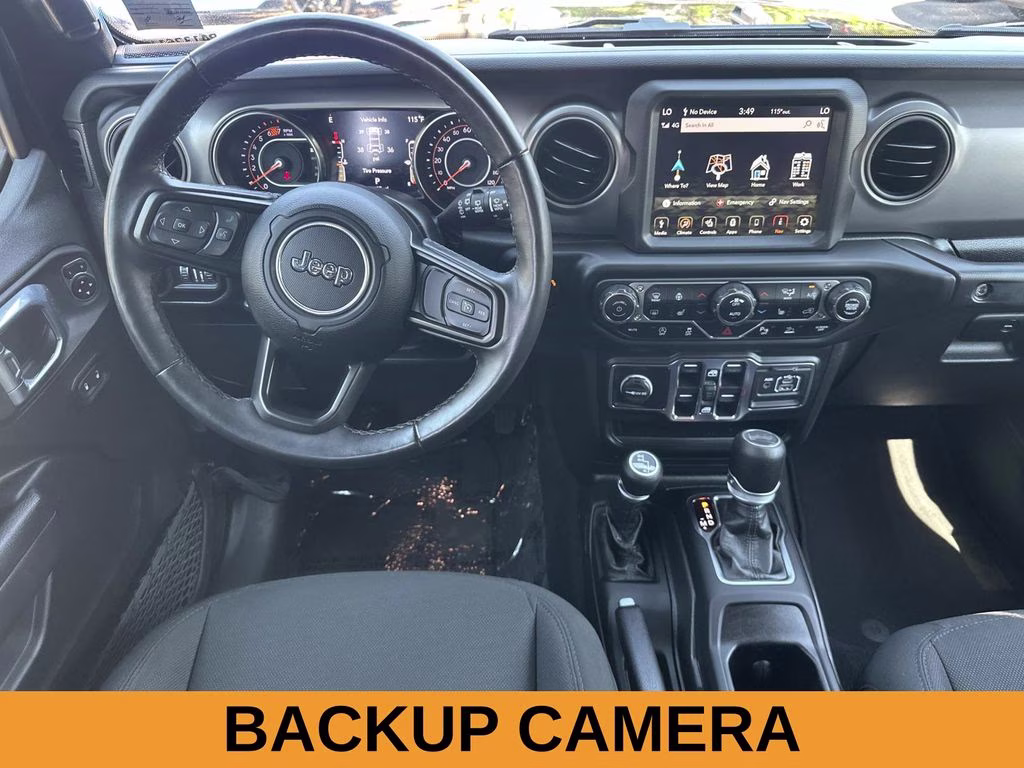 2022 Black Clearcoat Jeep Wrangler Unlimited Sport S W/ SKY ONE TOUCH 4X4 SUV