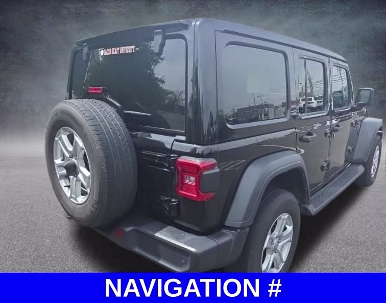 2022 Black Clearcoat Jeep Wrangler Unlimited Sport S 4X4 SUV