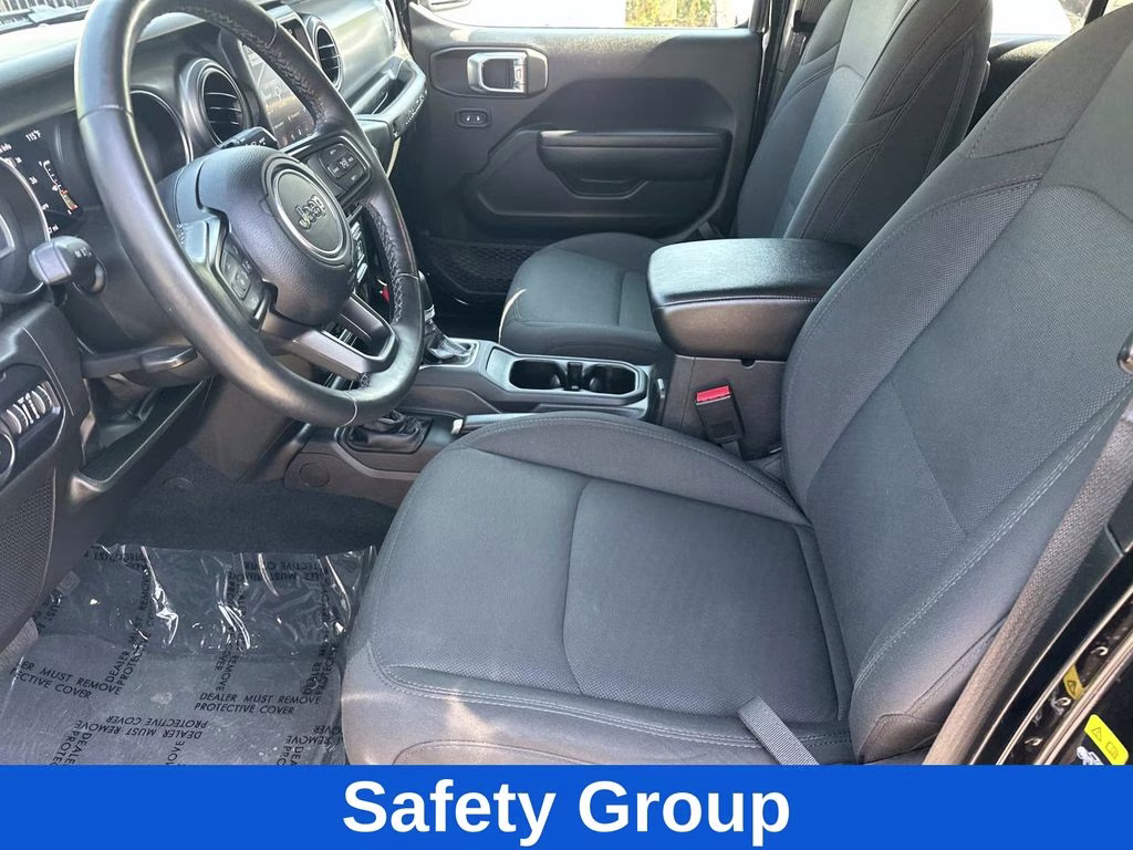 2022 Black Clearcoat Jeep Wrangler Unlimited Sport S W/ SKY ONE TOUCH 4X4 SUV