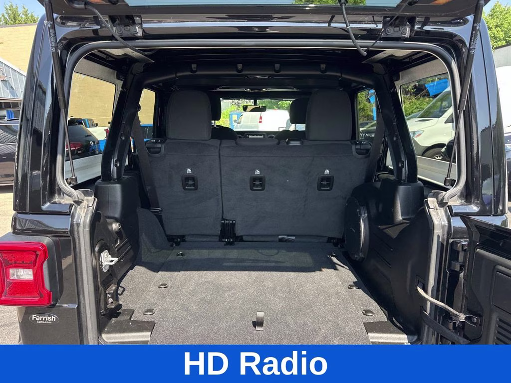 2022 Black Clearcoat Jeep Wrangler Unlimited Sport S W/ SKY ONE TOUCH 4X4 SUV