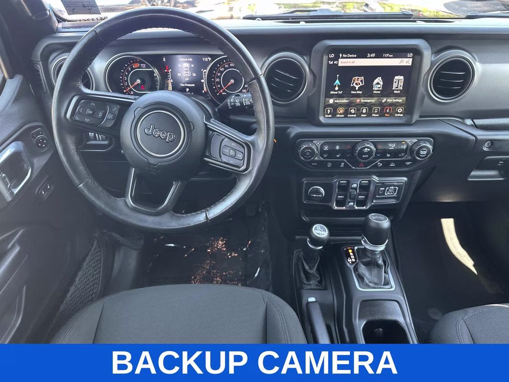 2022 Black Clearcoat Jeep Wrangler Unlimited Sport S W/ SKY ONE TOUCH 4X4 SUV