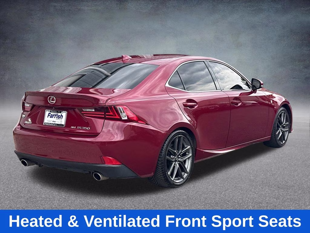 2015 Matador Red Mica Lexus IS 350 AWD Sedan