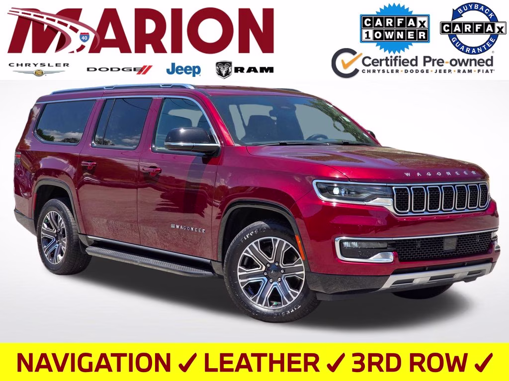 2024 Velvet Red Pearlcoat Jeep Wagoneer L Series II 4X4 SUV