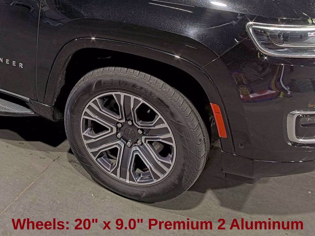 2024 Diamond Black Crystal Pearlcoat Jeep Wagoneer Series II 4X4 SUV