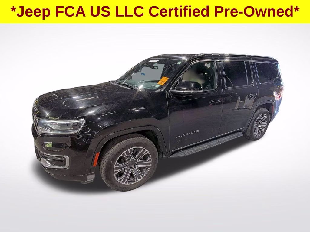 2024 Diamond Black Crystal Pearlcoat Jeep Wagoneer Series II 4X4 SUV