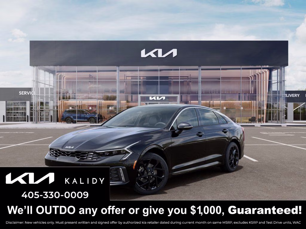 2026 Aurora Black Kia K5 GT-Line FWD Sedan