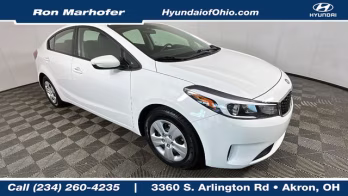 2018 White Kia Forte LX FWD Sedan