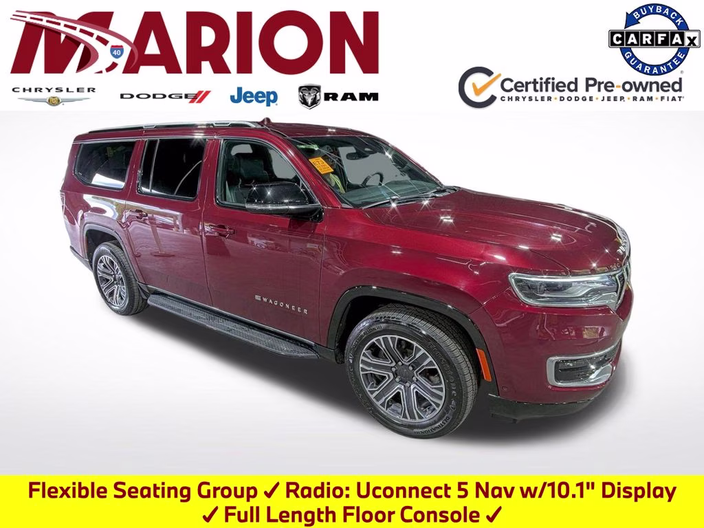 2024 Velvet Red Pearlcoat Jeep Wagoneer L Series II 4X4 SUV