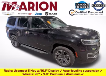 2024 Diamond Black Crystal Pearlcoat Jeep Wagoneer Series II 4X4 SUV