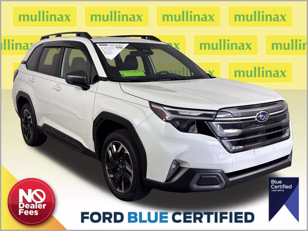 2025 Crystal White Pearl Subaru Forester Limited AWD SUV