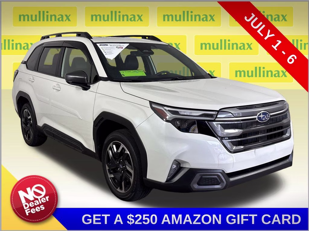 2025 Crystal White Pearl Subaru Forester Limited AWD SUV