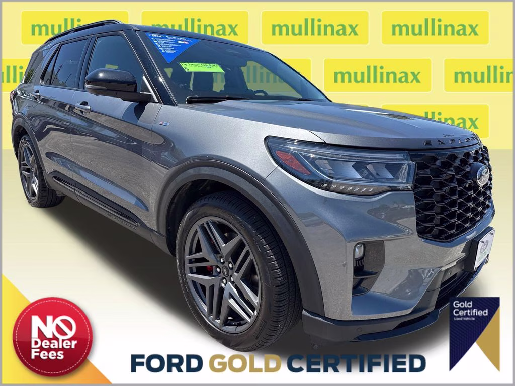 2025 Carbonized Gray Metallic Ford Explorer ST-Line RWD SUV