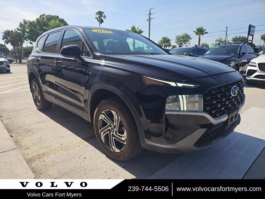2022 Twilight Black Hyundai Santa Fe SE AWD SUV