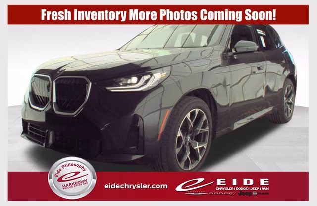 2025 Dark Graphite BMW X3 30 xDrive AWD SUV