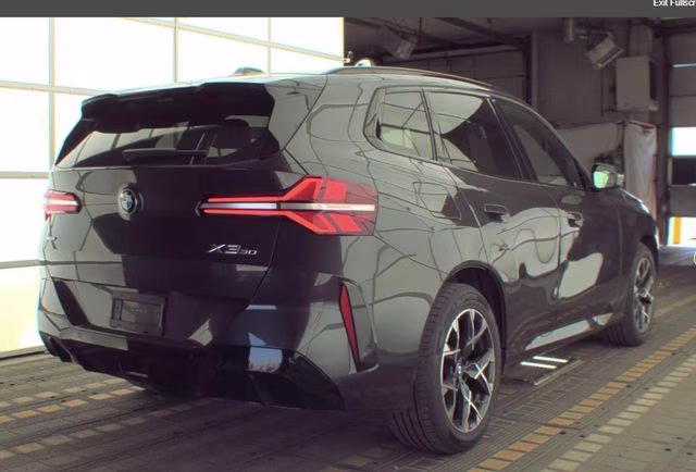2025 Dark Graphite BMW X3 30 xDrive AWD SUV