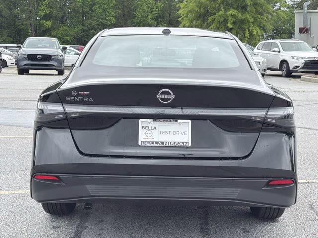 2026 Super Black Nissan Sentra SV FWD Sedan
