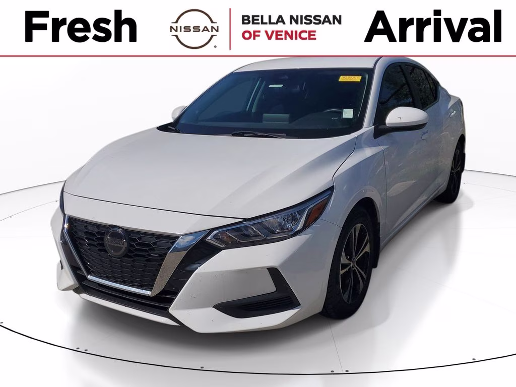 2023 Fresh Powder Nissan Sentra SV FWD Sedan