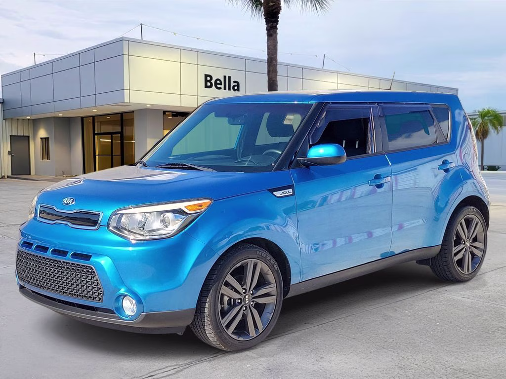 2015 Carribean Blue Kia Soul Plus FWD Hatchback
