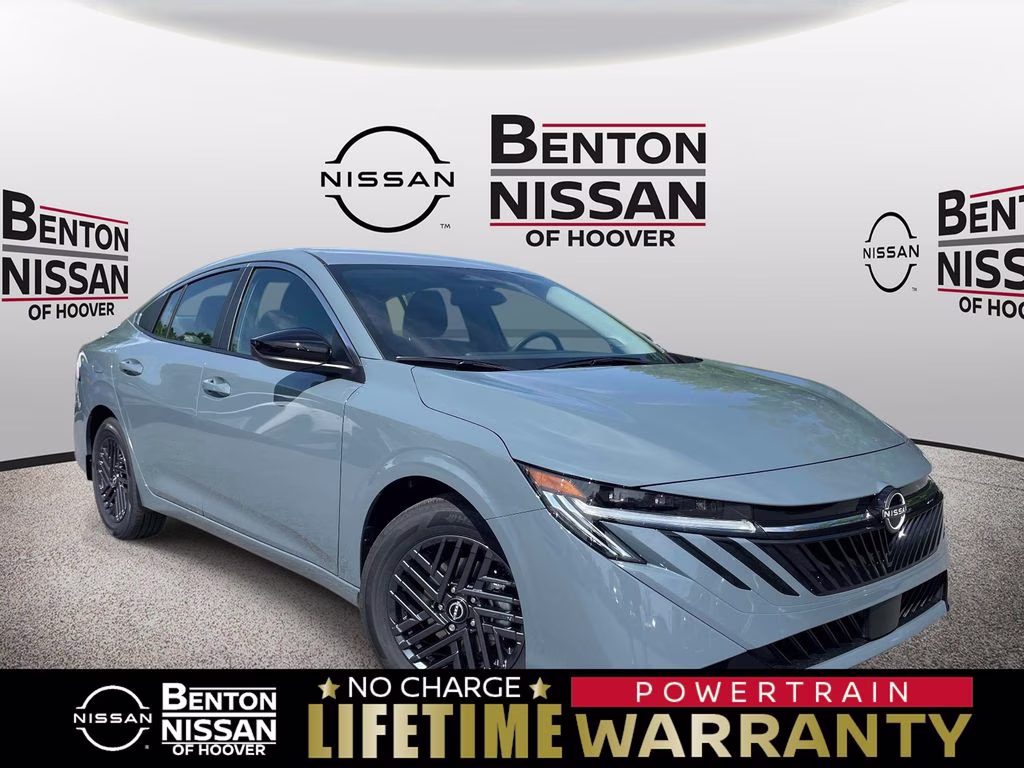 2026 Atlantic Gray Metallic Nissan Sentra SV FWD Sedan