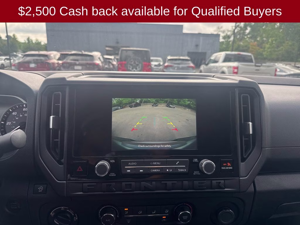 2026 Glacier White Nissan Frontier S 4X4 Truck