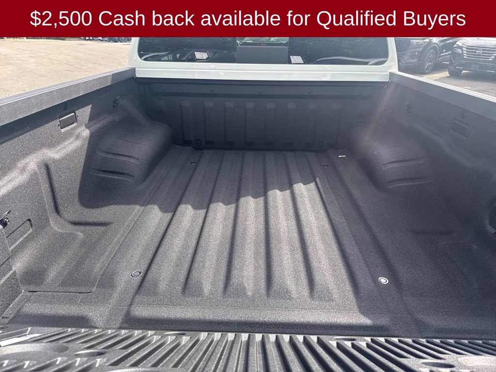 2026 Glacier White Nissan Frontier S 4X4 Truck