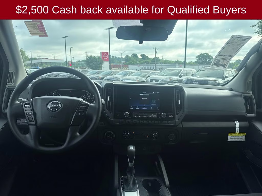 2026 Glacier White Nissan Frontier S 4X4 Truck