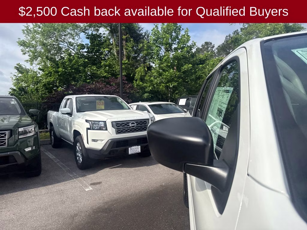 2026 Glacier White Nissan Frontier S 4X4 Truck