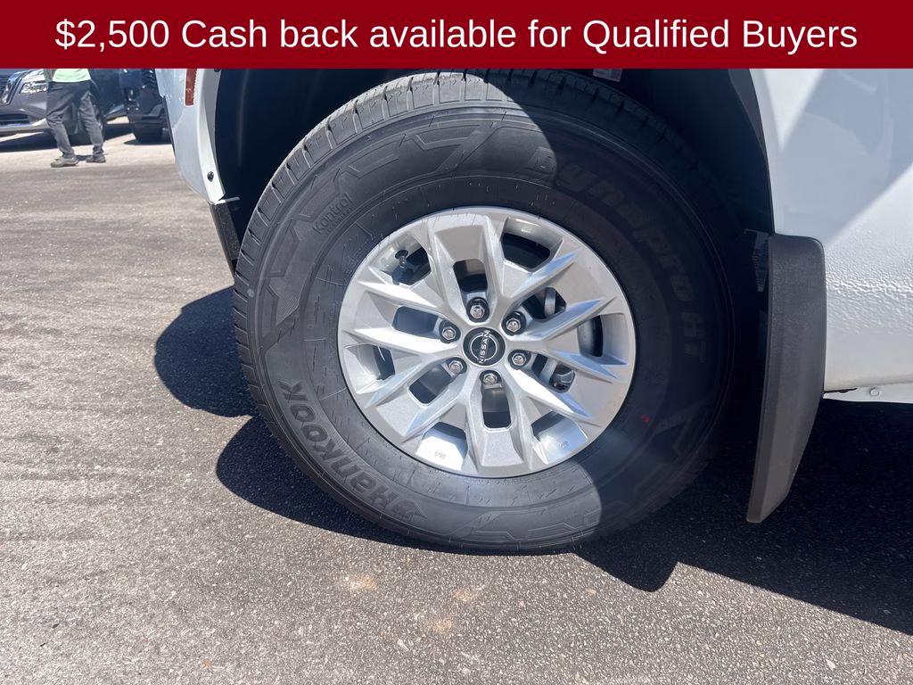 2026 Glacier White Nissan Frontier S 4X4 Truck