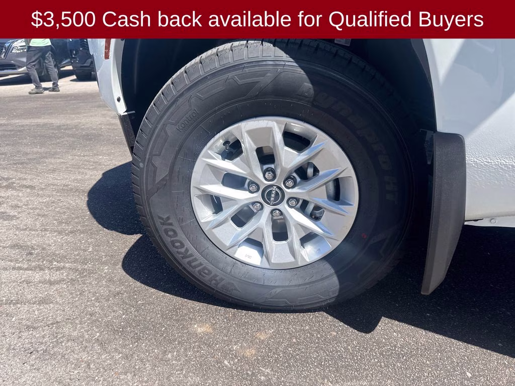 2026 Glacier White Nissan Frontier S 4X4 Truck
