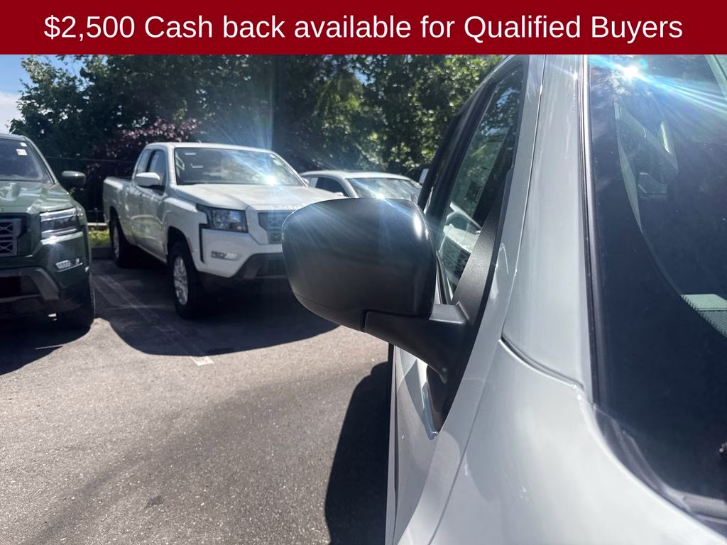 2026 Glacier White Nissan Frontier S 4X4 Truck
