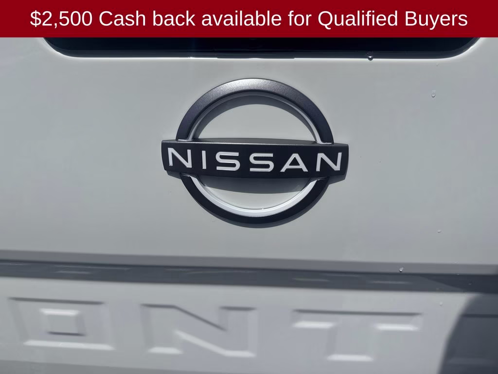 2026 Glacier White Nissan Frontier S 4X4 Truck