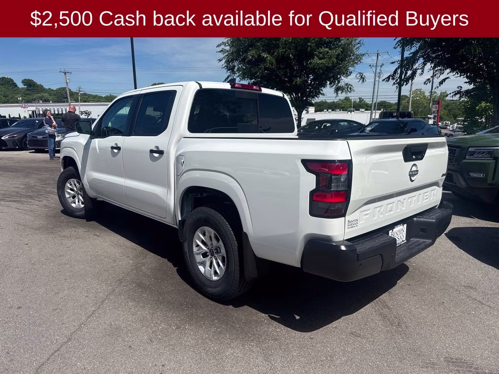 2026 Glacier White Nissan Frontier S 4X4 Truck