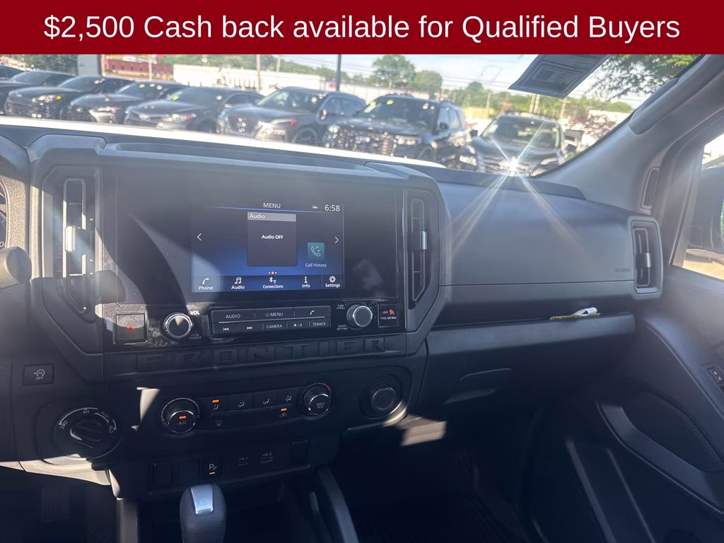 2026 Glacier White Nissan Frontier S 4X4 Truck