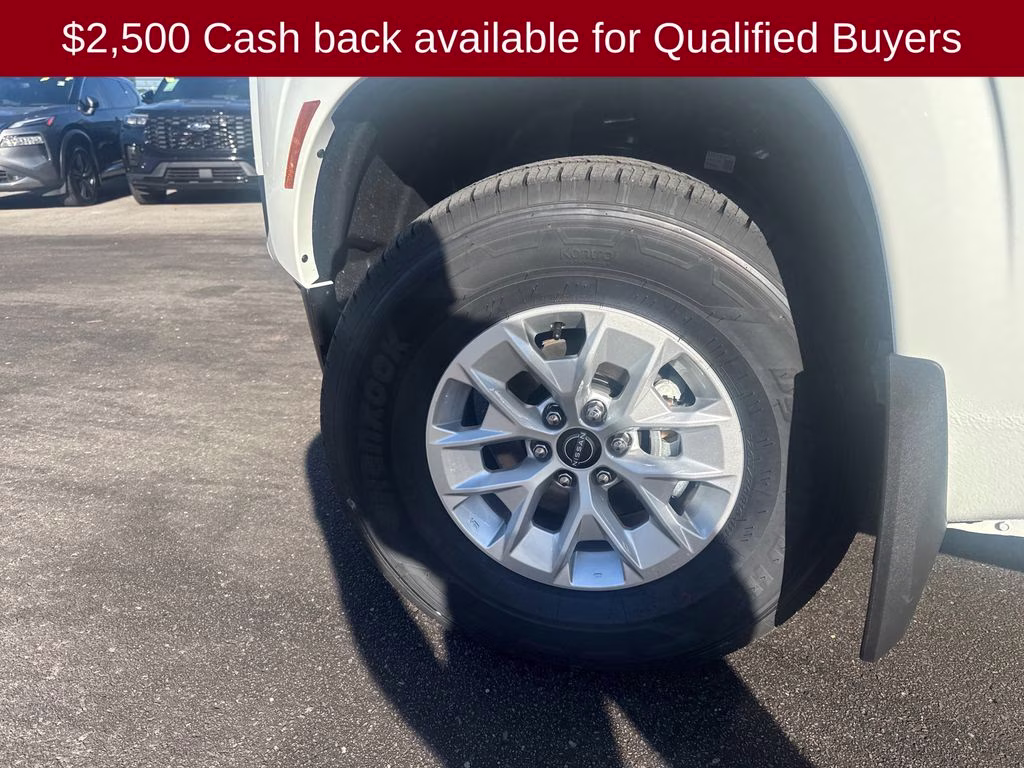 2026 Glacier White Nissan Frontier S 4X4 Truck
