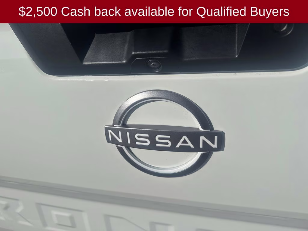 2026 Glacier White Nissan Frontier S 4X4 Truck