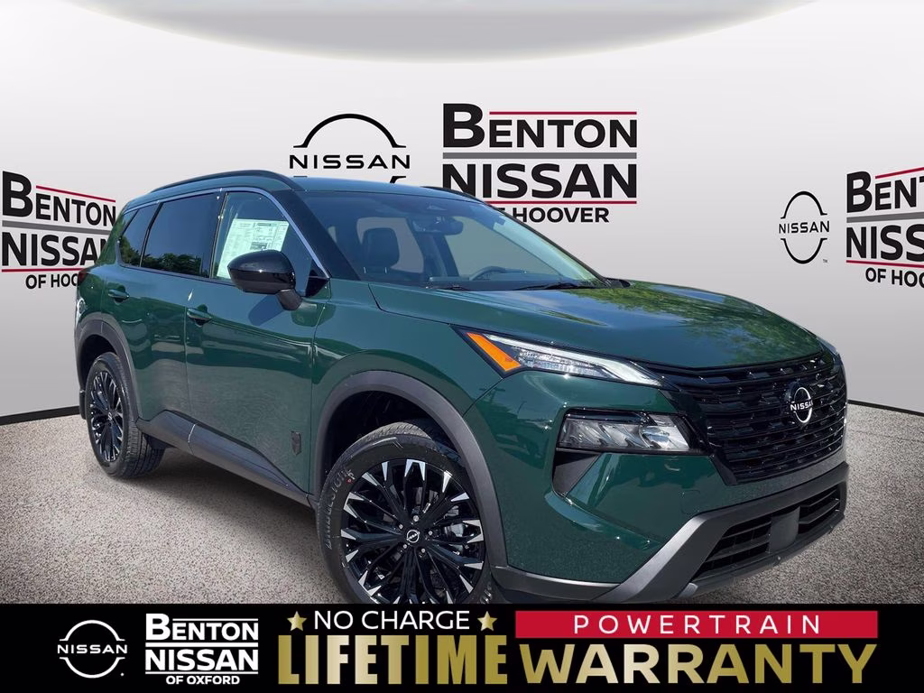 2026 Obsidian Green Nissan Rogue Dark Armor FWD SUV