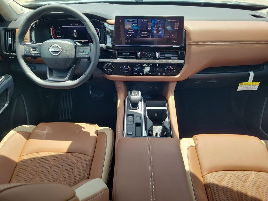 2026 Everest White Pearl Tricoat Nissan Pathfinder Platinum FWD SUV