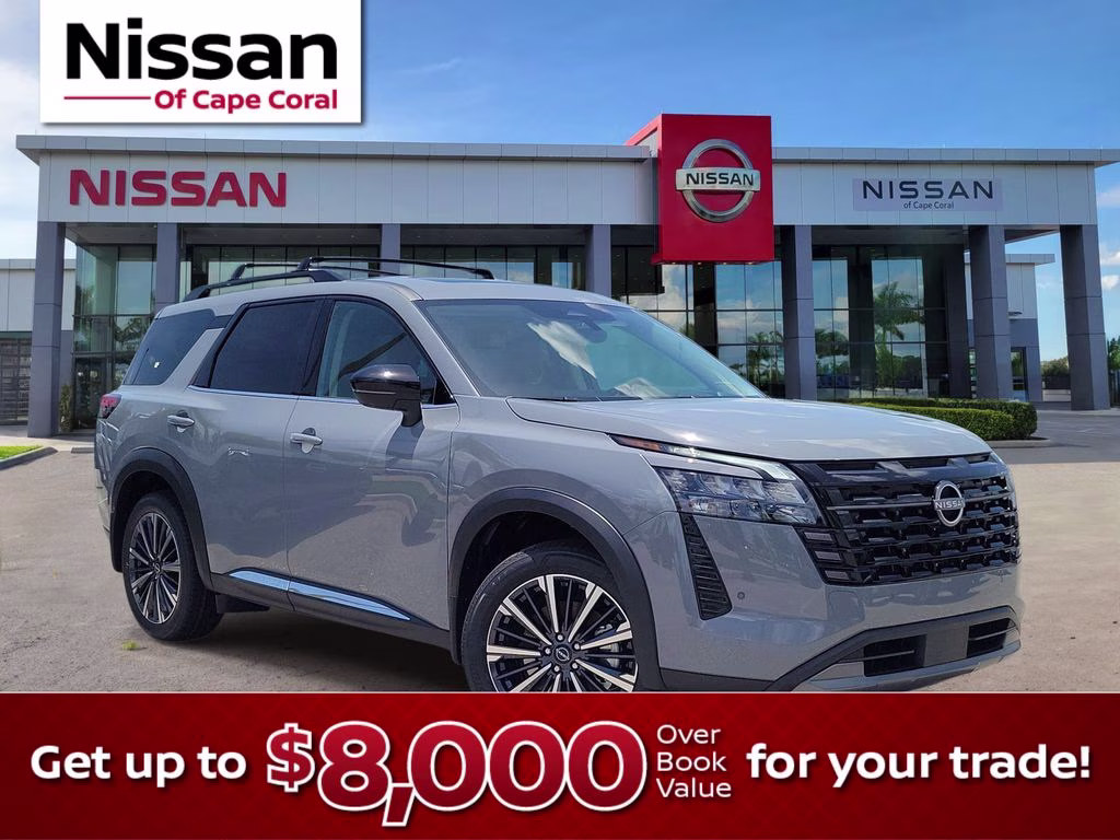 2026 Boulder Gray Pearl Nissan Pathfinder Platinum FWD SUV